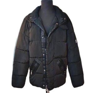 Men's Guy Laroche Black Down Puffer Jacket Size S